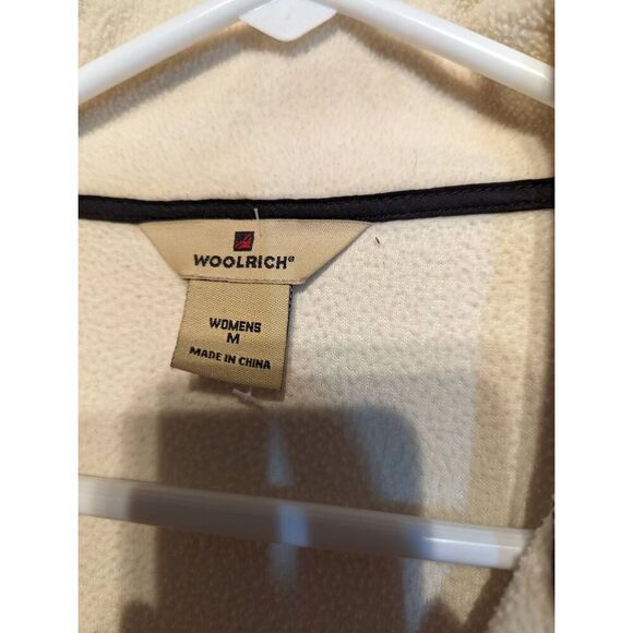 Woolrich full zip fleece vest medium - Picture 3 of 4